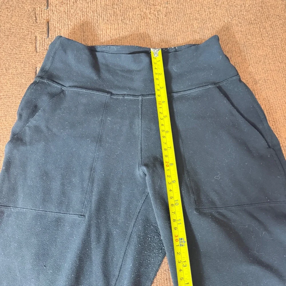 B- gym Lululemon Align Jogger Black Nulu High Rise Tapered Pants Size 4‎ LW5CQDS